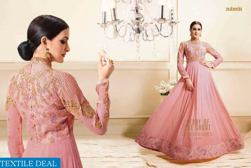 zubeda kali Wholesale heavy anarkali Salwar suits
